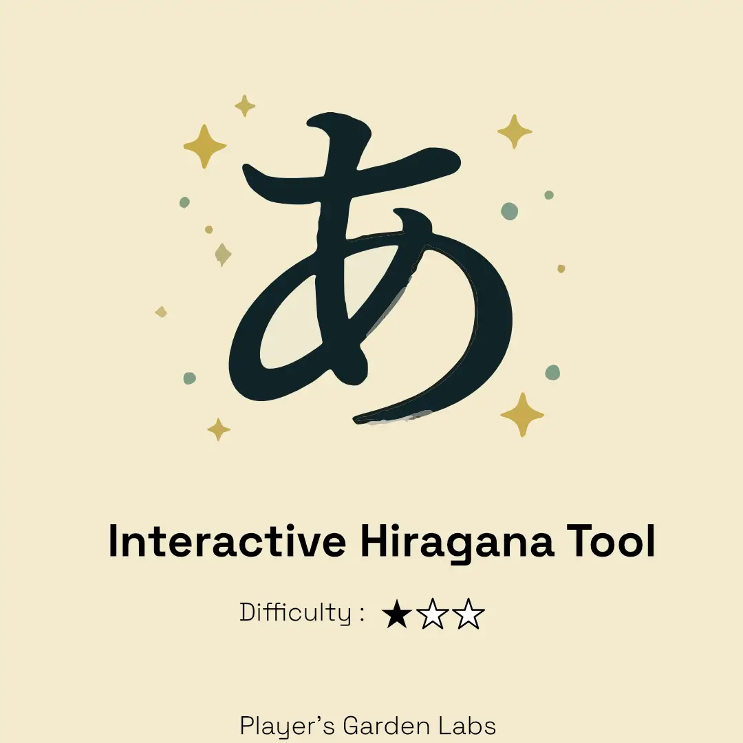 Hiragana tool